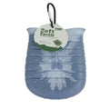 Blue paw cleaner with a carabiner and 'Soft Gentle' label on a white background